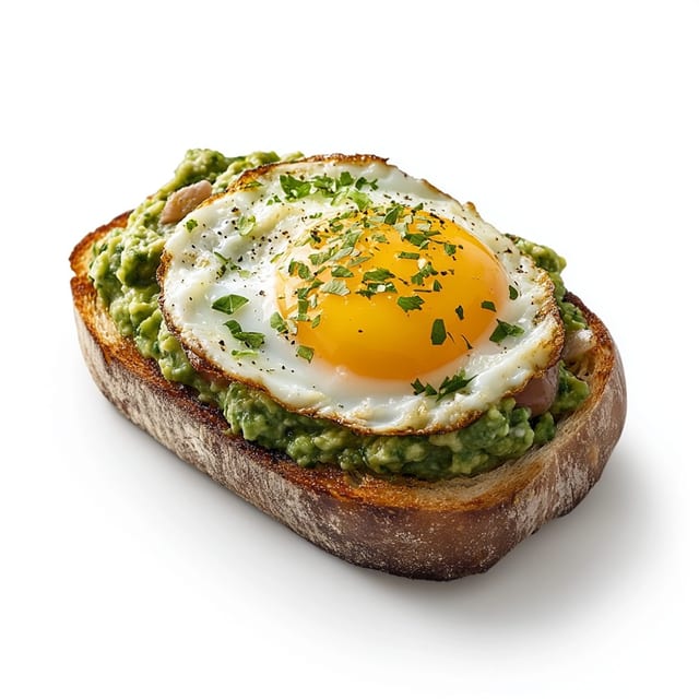 Breakfast Avocado Egg Toast.