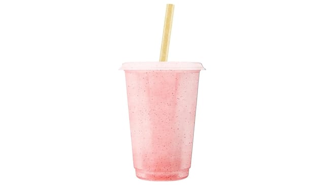 Pineapple, Orange & Strawberry Smoothie.