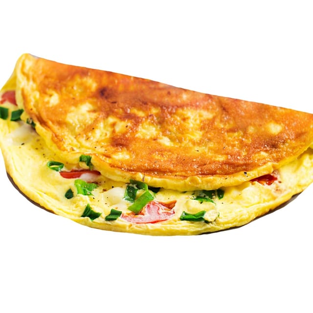 Breakfast Omelette with Sautéed Veggies.