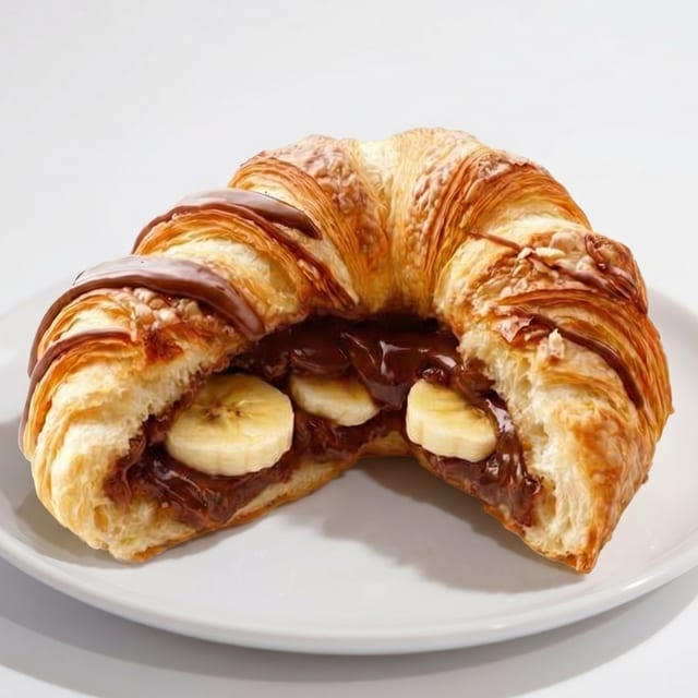 Nutella/Banana Croissant.