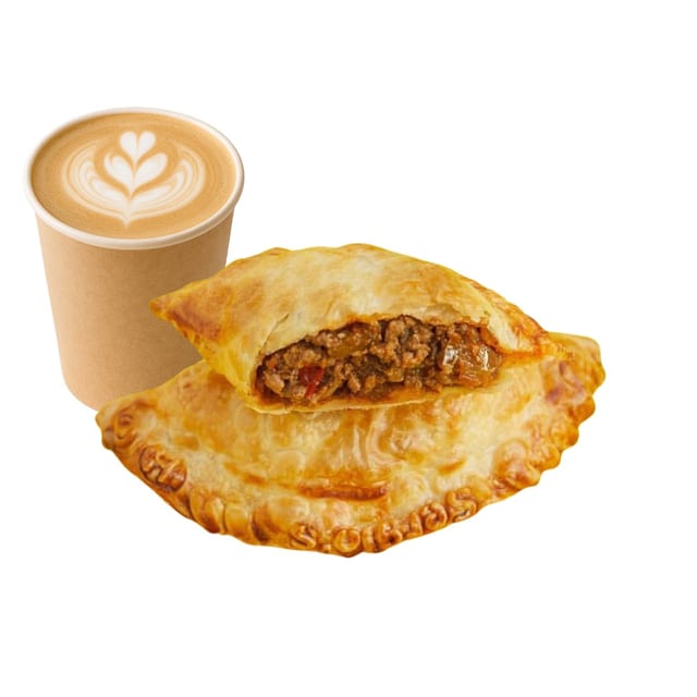 Cortado & Beef Empanadas - Breakfast Deal.