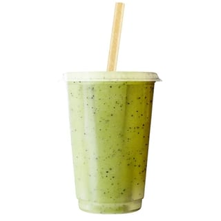Green Apple, Spinach, Kale, Pineapple & Kiwi Smoothie