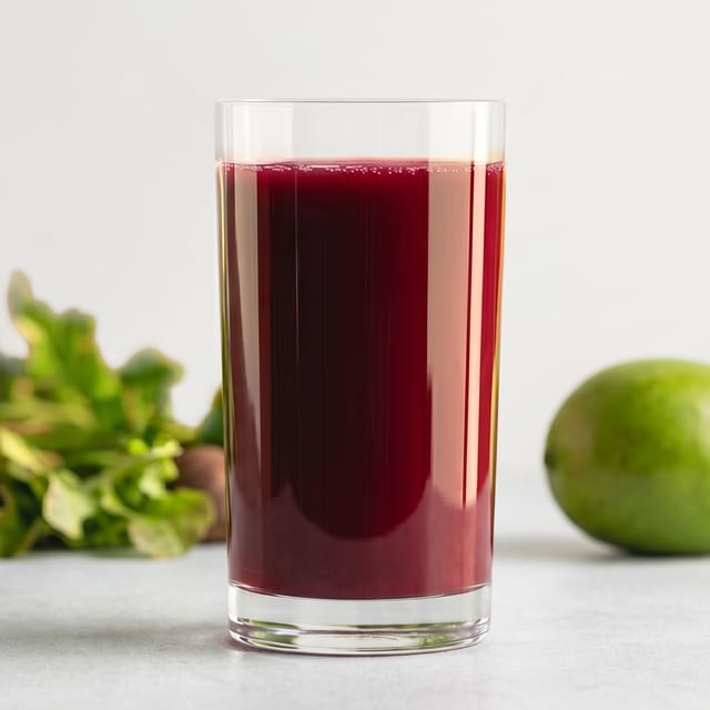 Carrot, Celery, Beet, & Apple.