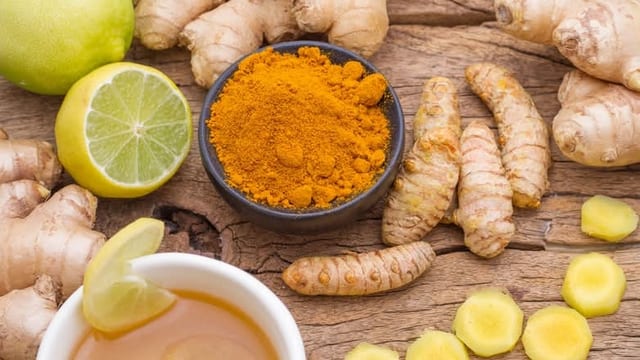 Turmeric, Ginger, & Lemon Shot.